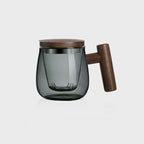 TeaModern | Tasse À Thé En Verre Avec Filtre Et Couvercle Pour Infusions Précises | Valuna