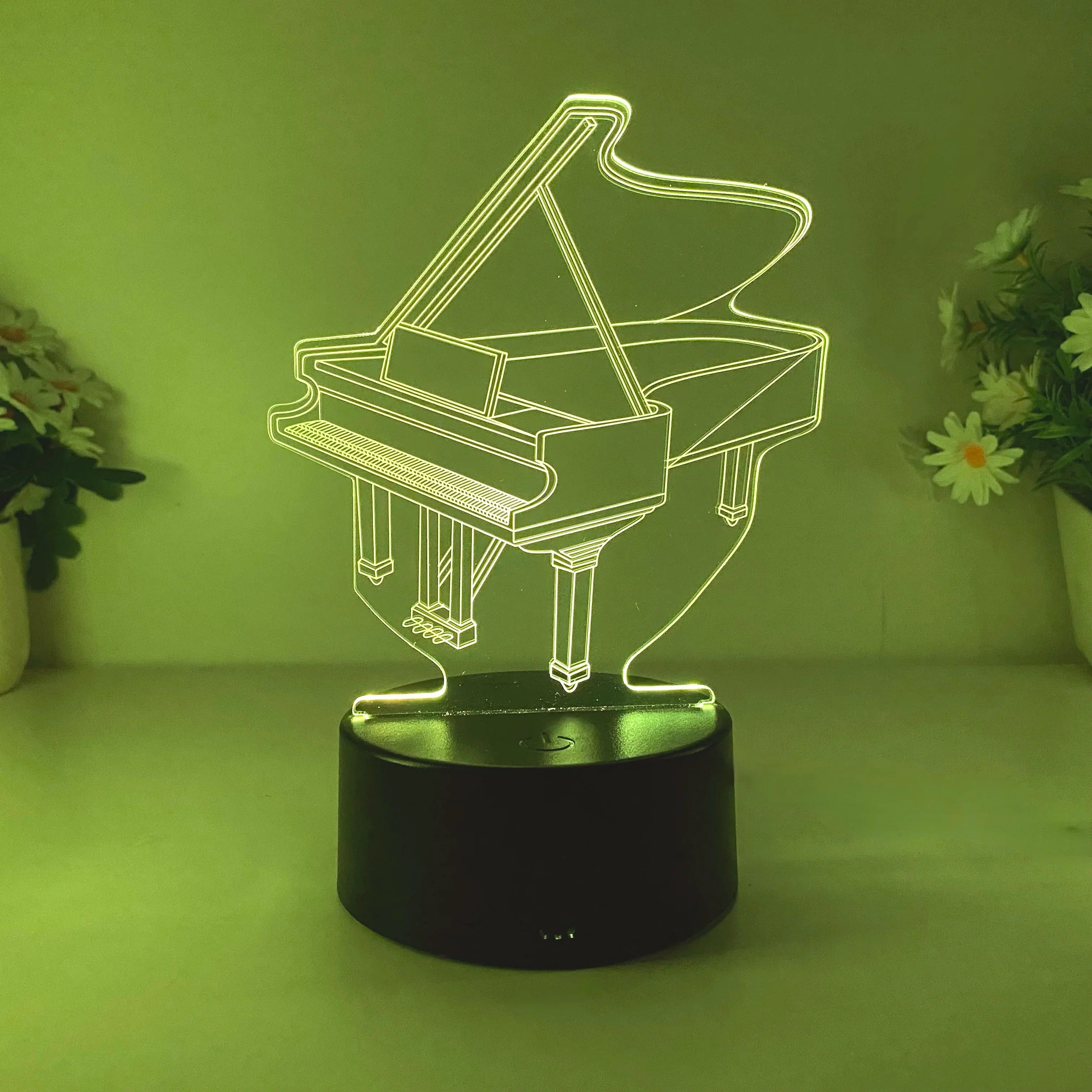 PianoGlow | Lampe de Nuit 3D – Ambiance Musicale & Design Innovant | Valuna