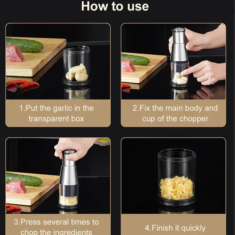 Coupe-Légumes Manuel EasyChopper| Outil de Préparation Ergonomique pour Cuisine | Valuna