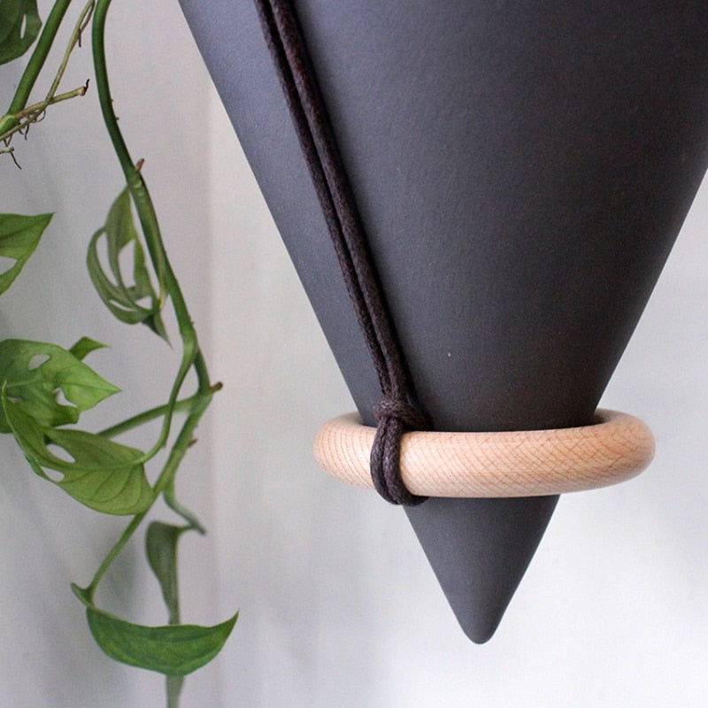 Boho Ceramic | Vases Suspendus Créatifs En Céramique Pour Jardin Et Intérieur | Valuna