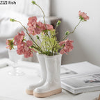 Bootique | Vase En Céramique Inspiré Des Bottes En Caoutchouc | Valuna