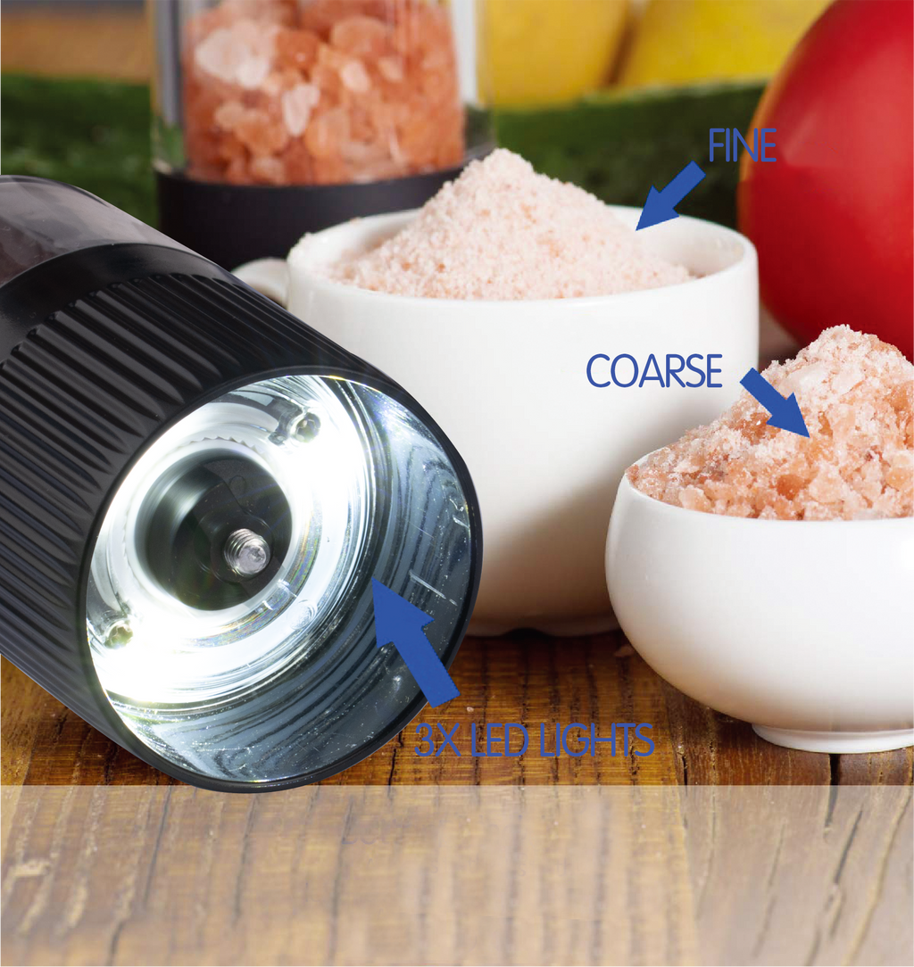 Moulin À Poivre Et Sel Électrique | Precision Assaisonnement | Valuna