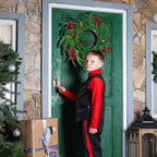 Baies Rouges | Couronnes De Noël Élégantes Pour Décoration Festive | Valuna