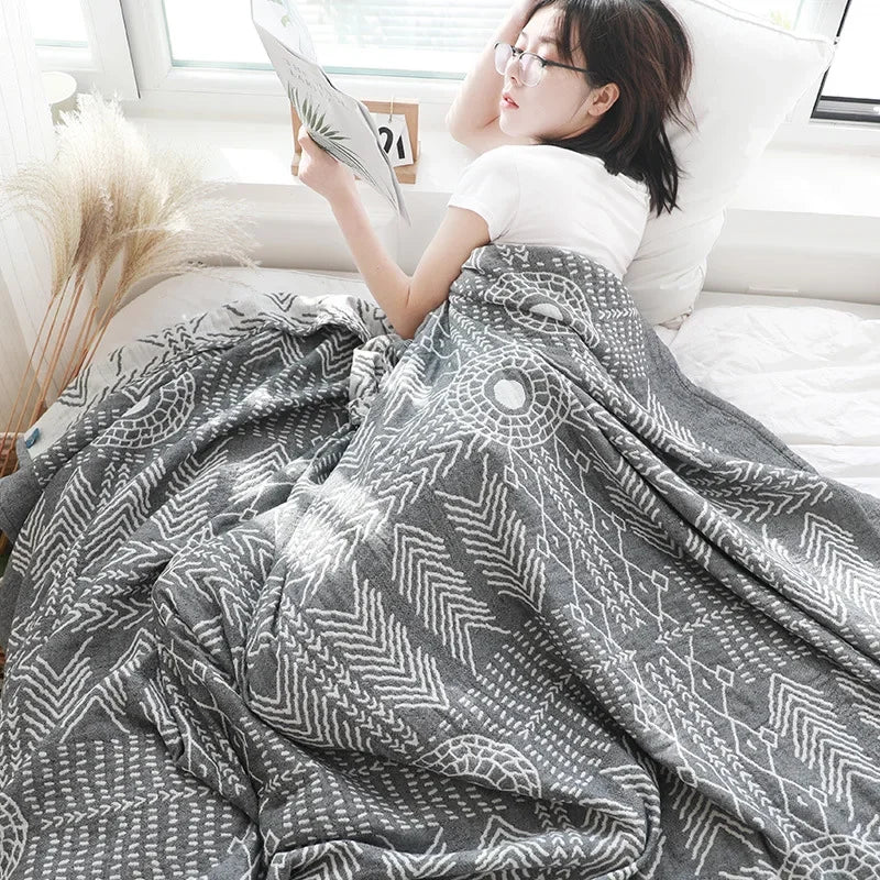 Coton Confort | Couverture Douce Et Polyvalente Pour Intérieur | Valuna