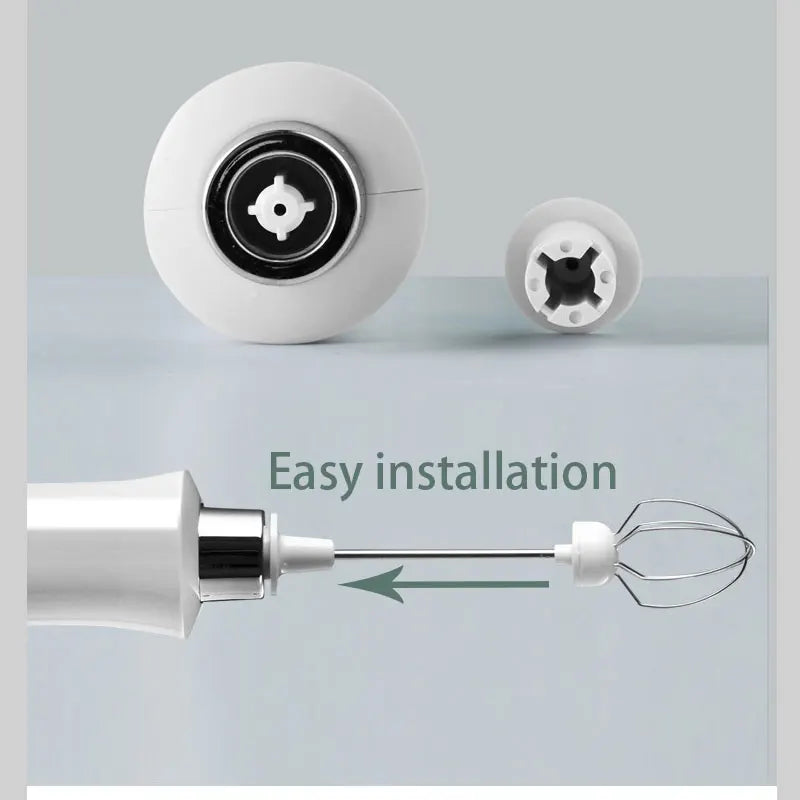 FrothMaster 3-en-1 | Mousseur À Lait Électrique Rechargeable & Mélangeur Portable Pour Café | Valuna