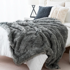Fox Fur | Couverture En Fausse Fourrure Douce Et Luxueuse | Valuna