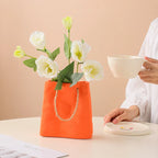 BagVase | Vase en Céramique Forme Sac à Main – Art Moderne & Décoration Intérieure Élégante | Valuna