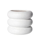 Pot De Fleurs En Céramique Rattan Nordique | Bol De Plantation Moderne Pour Salon Et Balcon | Valuna