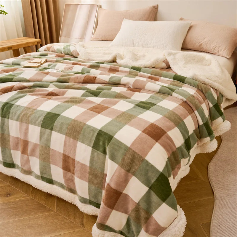 PlaidCozy | Couverture À Carreaux Chaud Et Doux – Livraison Offerte | Valuna