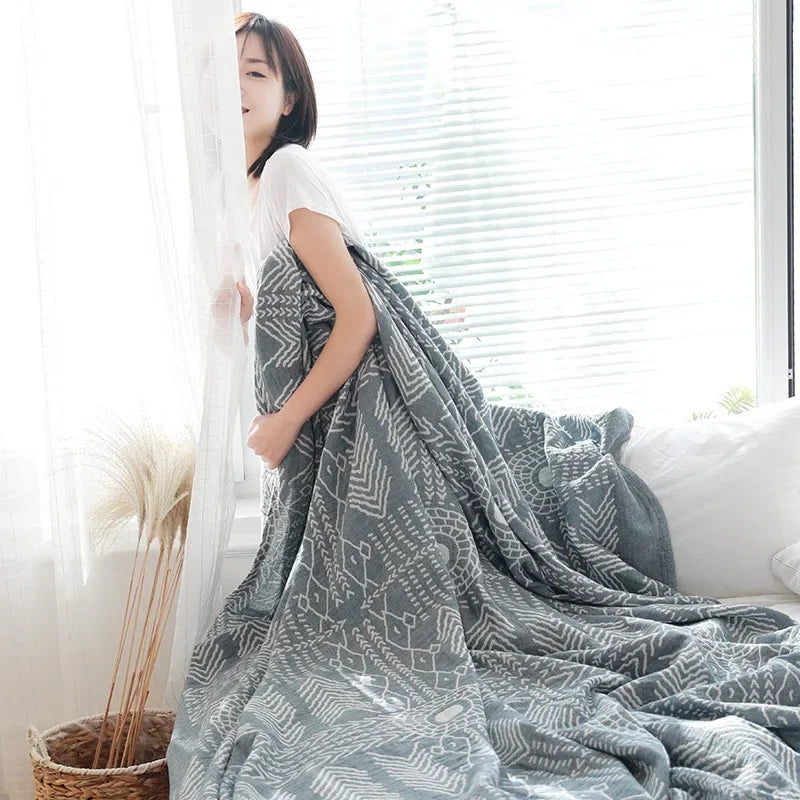 Coton Confort | Couverture Douce Et Polyvalente Pour Intérieur | Valuna