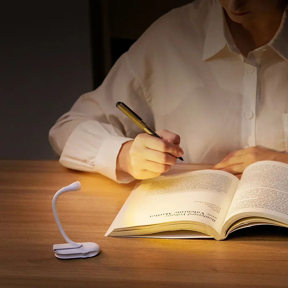 Lampe De Lecture Led Portable À Clip | Valuna