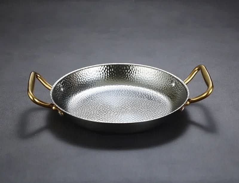 SteelChef | Casserole En Acier Inoxydable Martelé Pour Poêles, Sauces Et Cuisine Polyvalente | Valuna