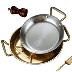 SteelChef | Casserole En Acier Inoxydable Martelé Pour Poêles, Sauces Et Cuisine Polyvalente | Valuna