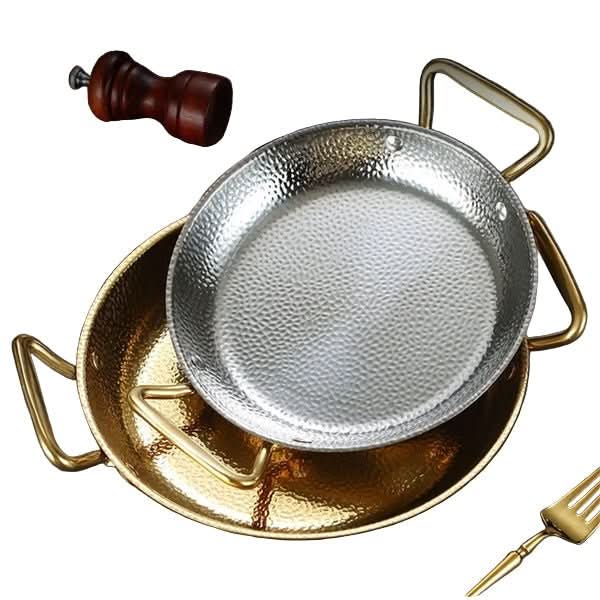 SteelChef | Casserole En Acier Inoxydable Martelé Pour Poêles, Sauces Et Cuisine Polyvalente | Valuna