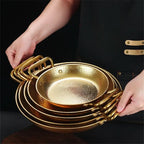 SteelChef | Casserole En Acier Inoxydable Martelé Pour Poêles, Sauces Et Cuisine Polyvalente | Valuna