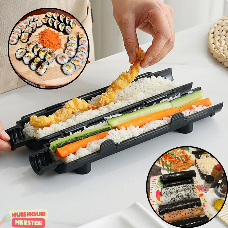 SushiMeister | Set DIY Pour Rouleaux De Sushi Maison Comme Au Restaurant | Valuna