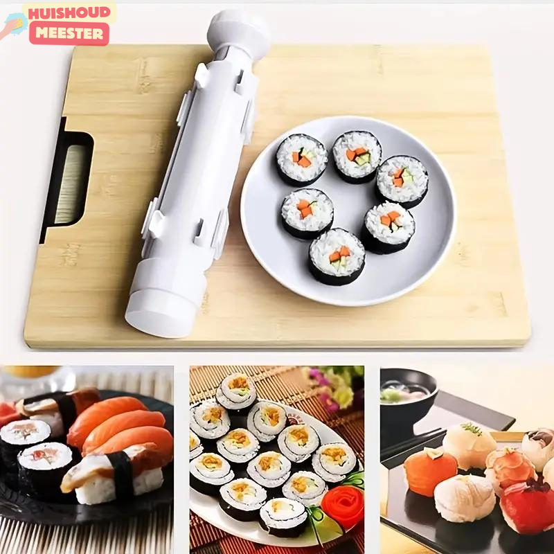SushiMeister | Set DIY Pour Rouleaux De Sushi Maison Comme Au Restaurant | Valuna