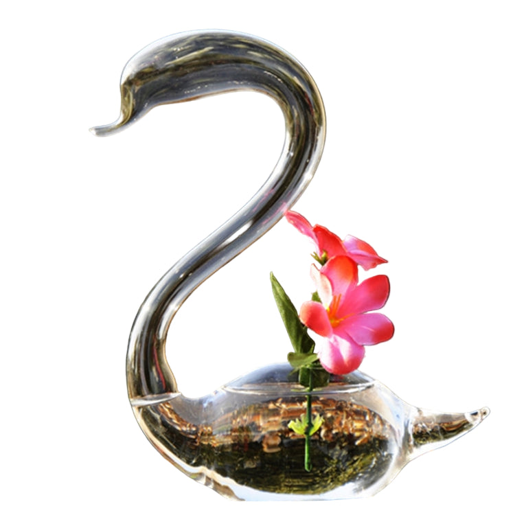 Vase Décoratif En Verre En Forme De Cygnes Multifonction - Valuna