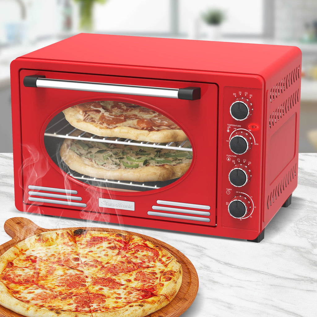 Four Électrique Inox 45L | Style Rétro Élégant | Valuna