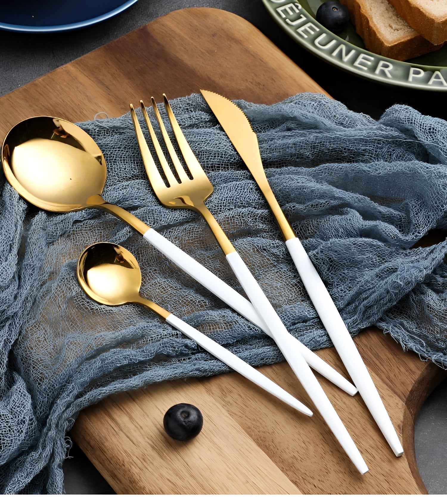 GoldStyle | Ensemble De Couverts Moderne Pour Les Amateurs De Style Et De Cuisine Élégante | Valuna