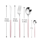 GoldStyle | Ensemble De Couverts Moderne Pour Les Amateurs De Style Et De Cuisine Élégante | Valuna