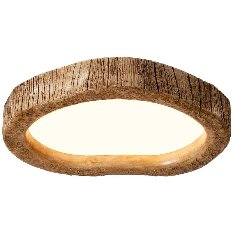 TimberLight | Lampe de Plafond en Bois Naturel – Éclairage Minimaliste et Chaleureux | Valuna