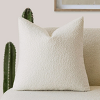 Tulum Bouclé | Housse De Coussin Décorative Élégante | Valuna