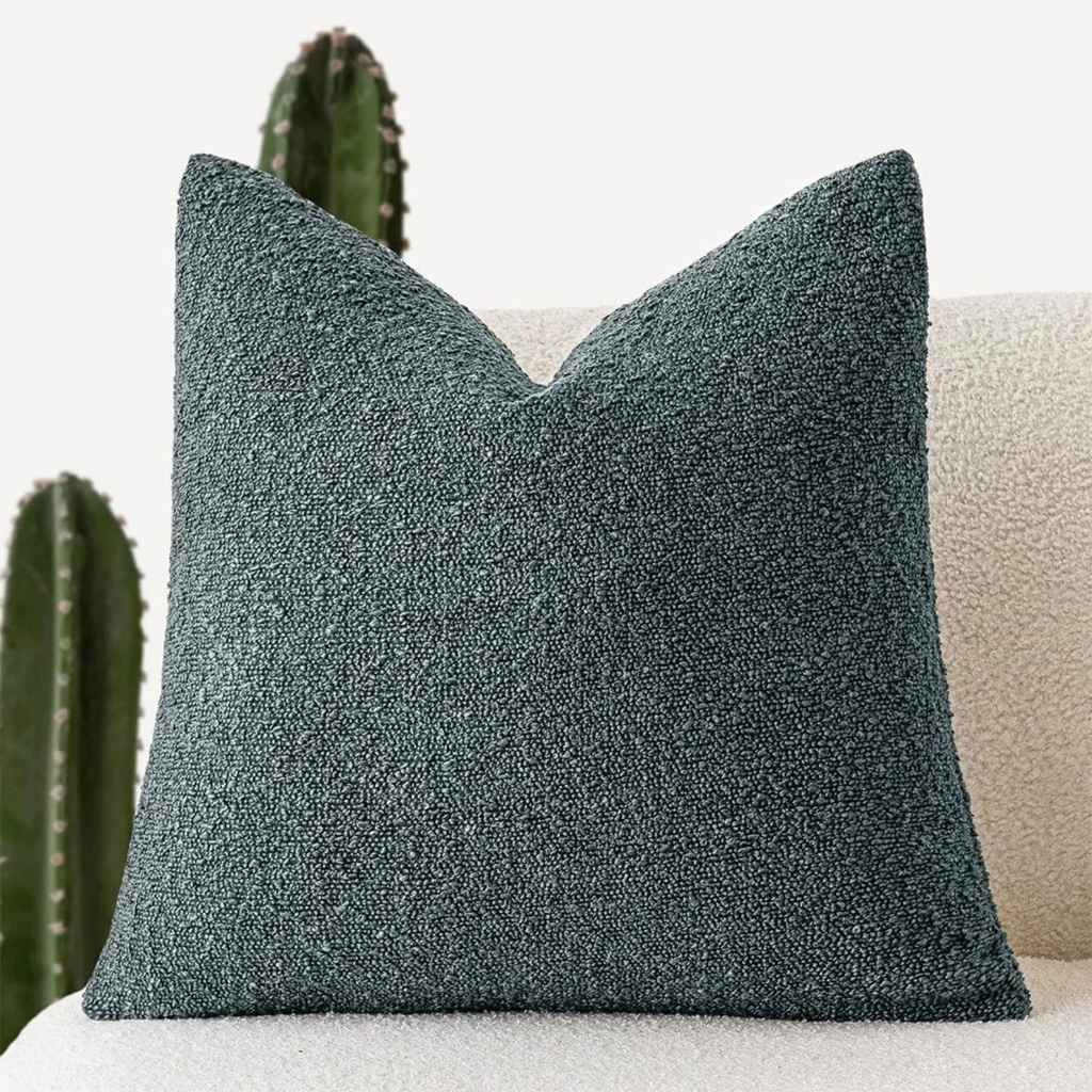 Tulum Bouclé | Housse De Coussin Décorative Élégante | Valuna