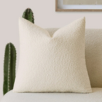 Tulum Bouclé | Housse De Coussin Décorative Élégante | Valuna