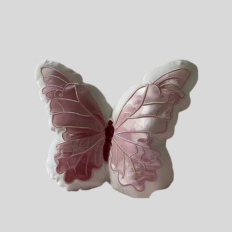 ButterPlush | Coussin En Peluche Papillon – Coussin Décoratif Doux Pour Canapé Et Chambre D’Enfant | Valuna