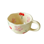 Tasse En Céramique Motif Floral - Valuna