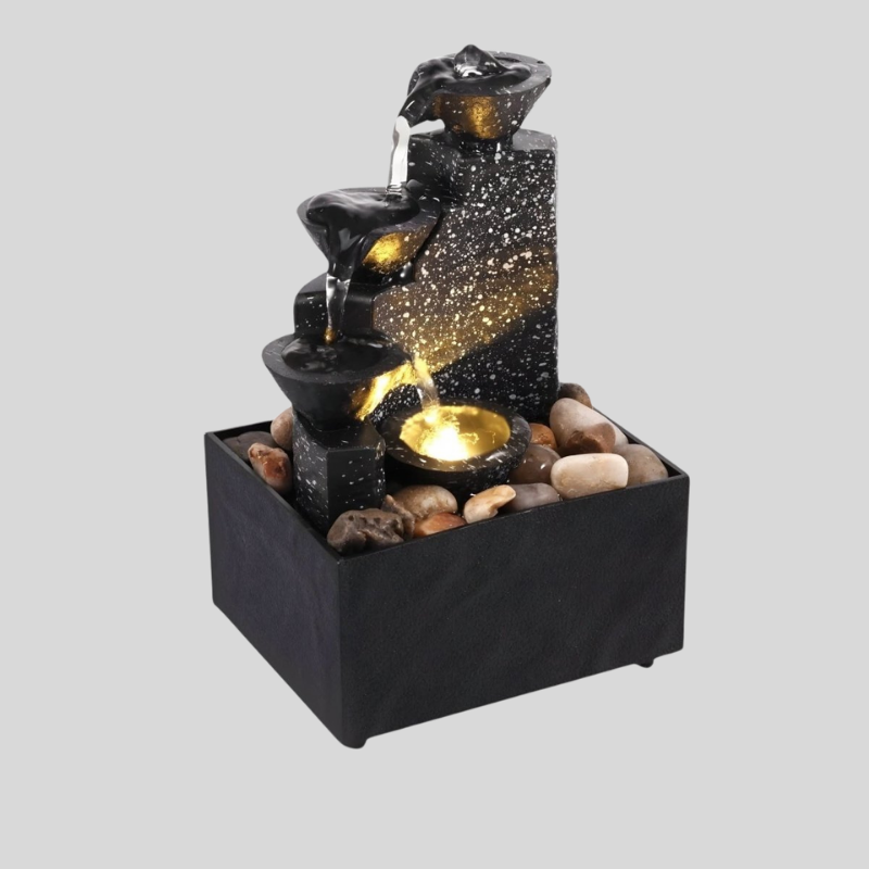 RuheMoment | Fontaine Led Pour Une Atmosphère Apaisante Et Moderne | Valuna