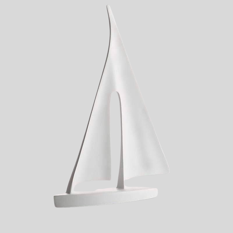 Loriana | Sculpture Voilier En Résine Au Design Moderne | Valuna