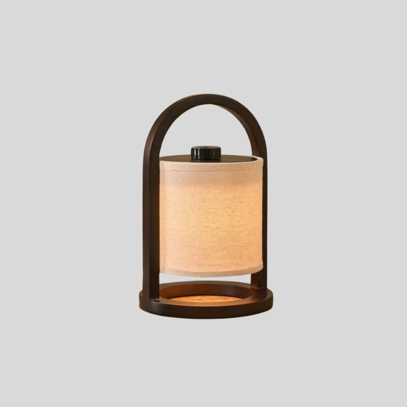 LichtWunder Bois | Lampe De Table Sans Fil En Bois Naturel | Valuna