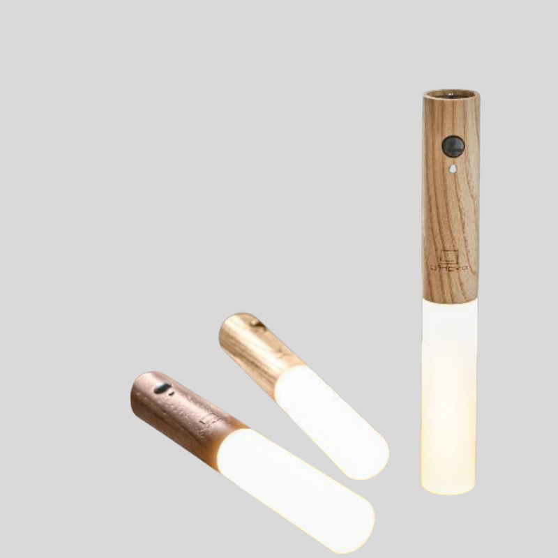 Woodlamp | Lumière d'ambiance sans branchement électrique | Valuna