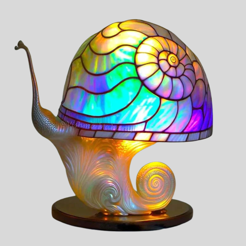 FantasyLamp | Magnifique Et Apaisante Lampe En Vitrail | Valuna