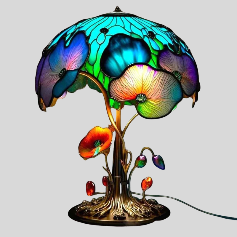 FantasyLamp | Magnifique Et Apaisante Lampe En Vitrail | Valuna
