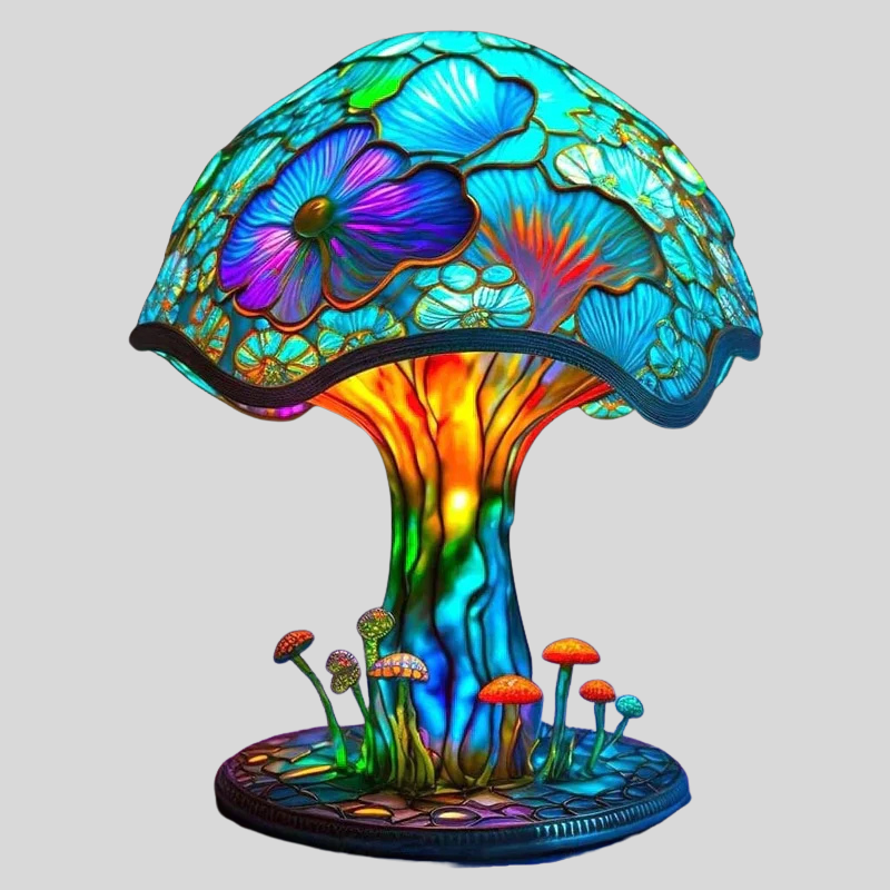 FantasyLamp | Magnifique Et Apaisante Lampe En Vitrail | Valuna