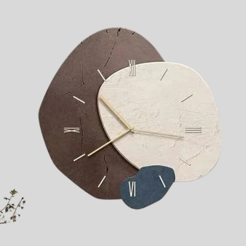 Brie | Horloge Murale Moderne En Bois Pour Des Espaces De Vie Élégants | Valuna