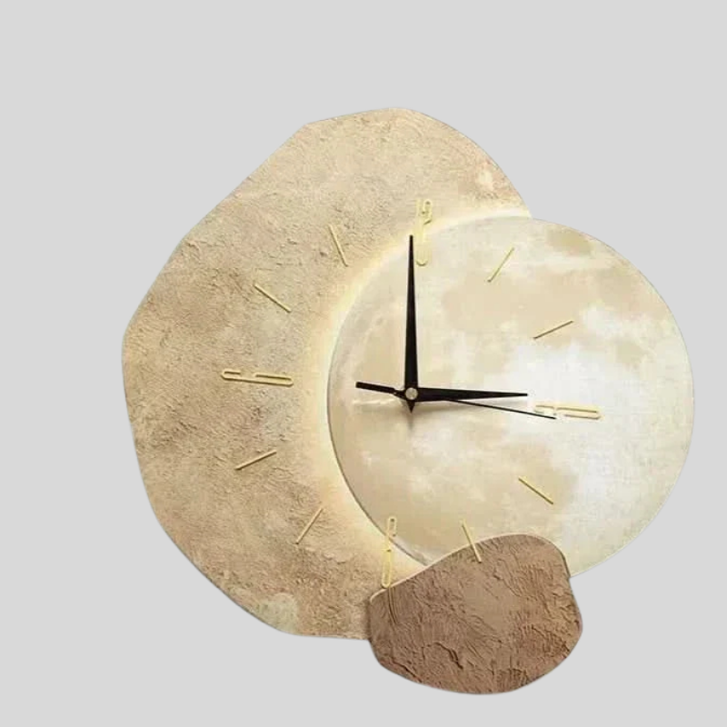 Brie | Horloge Murale Moderne En Bois Pour Des Espaces De Vie Élégants | Valuna