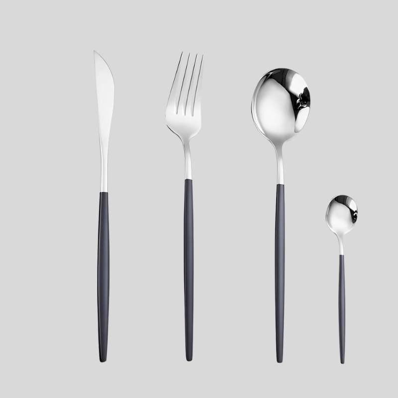 GoldStyle | Ensemble De Couverts Moderne Pour Les Amateurs De Style Et De Cuisine Élégante | Valuna