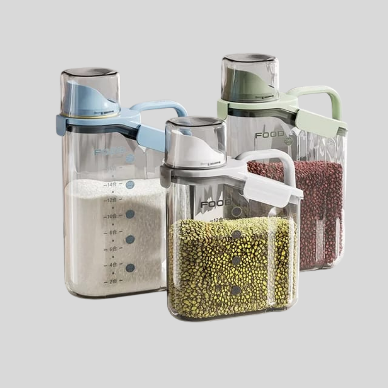 GrainGuard | Conteneurs De Stockage De Céréales Pour Cuisine Organisée Et Hygiénique | Valuna