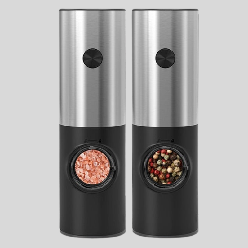 AutoGrind | Moulin À Poivre Et Sel Électrique Avec Lumière LED Et Réglage De Mouture | Valuna