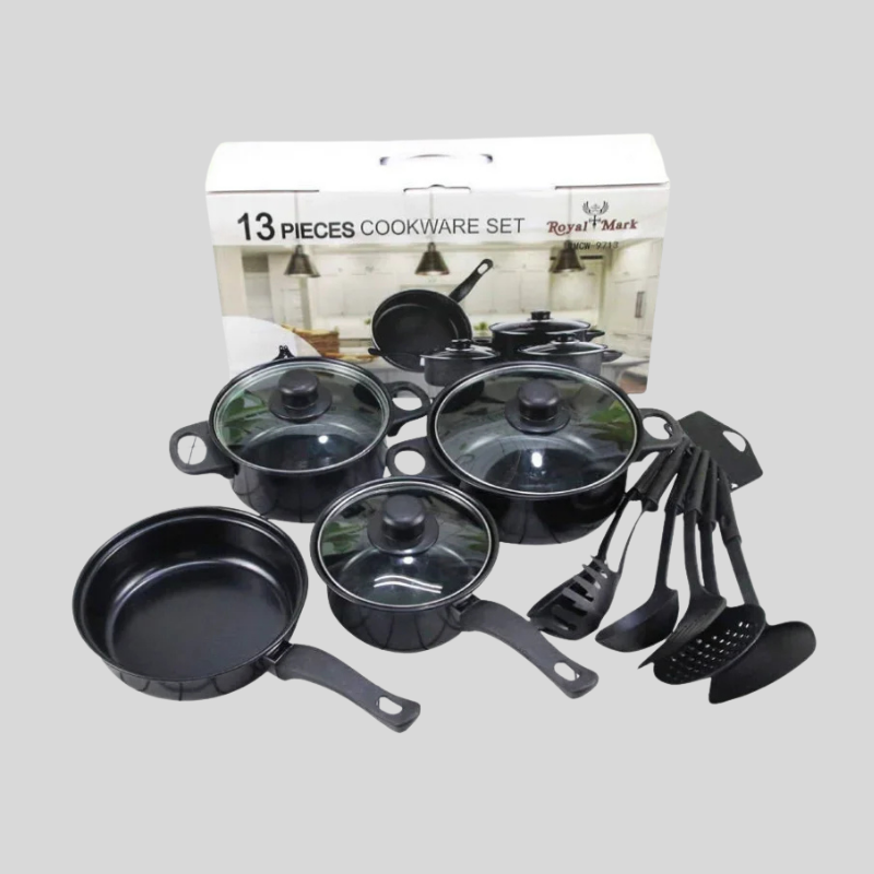 CookSet13 | Ensemble D’Ustensiles De Cuisine 13 Pièces Pour Préparation Polyvalente | Valuna