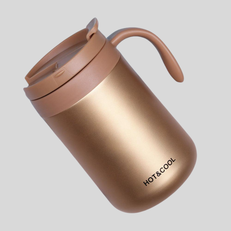 ThermoGo | Gobelet Thermos Portable Pour Boissons Chaudes Et Froides | Valuna