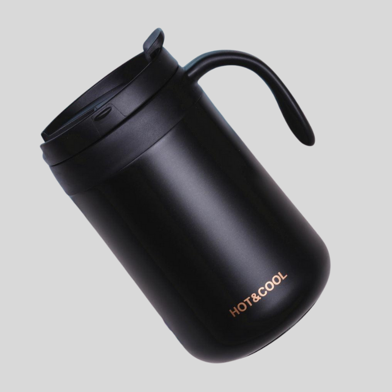ThermoGo | Gobelet Thermos Portable Pour Boissons Chaudes Et Froides | Valuna