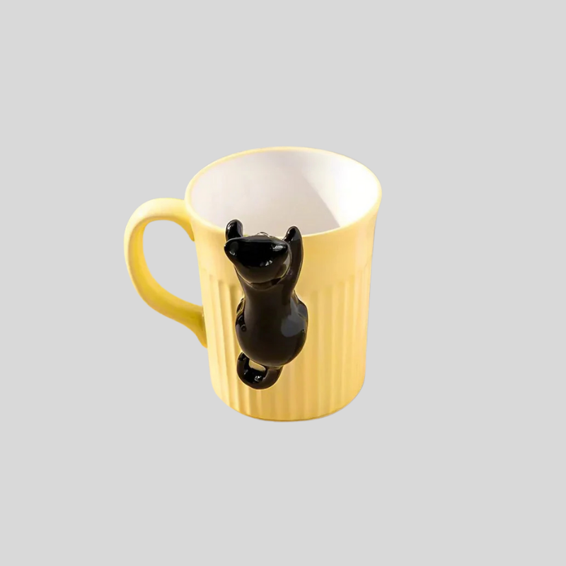CatCup | Tasse En Céramique Cartoon Chat Pour Café & Thé | Valuna