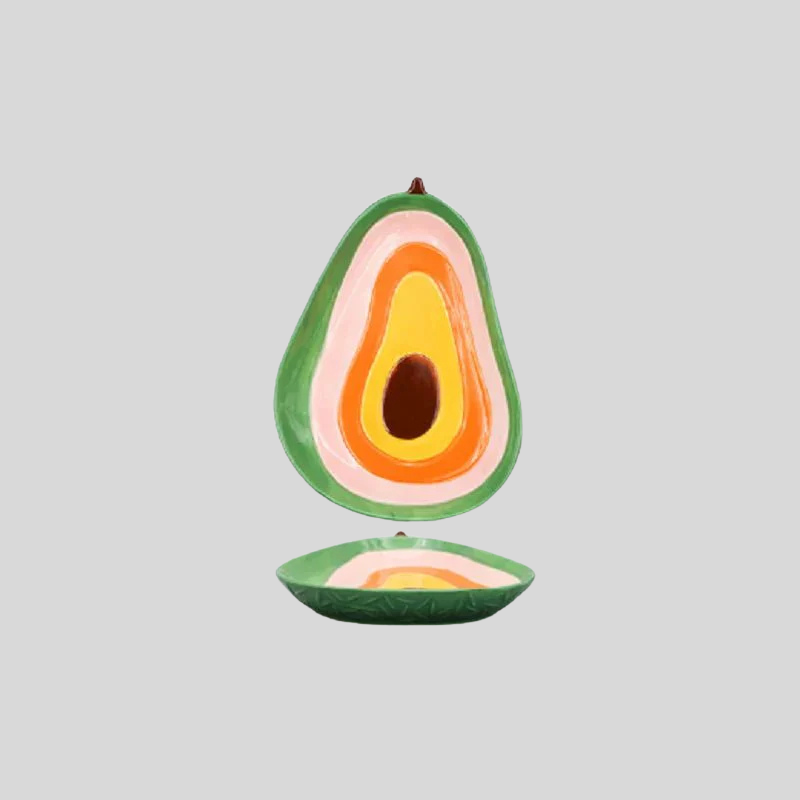 FruitSalad | Assiettes À Salade En Forme De Fruits En Céramique Élégantes | Valuna