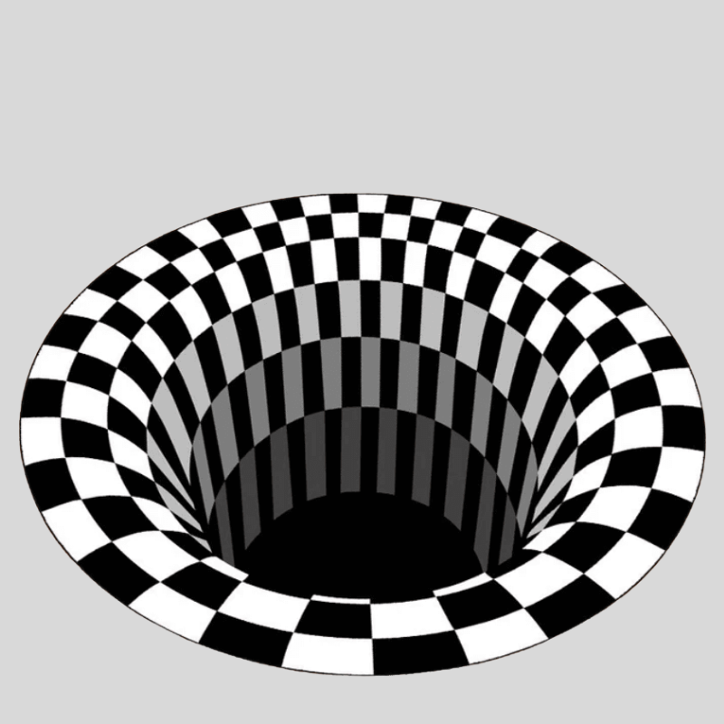 Illusion3D | Tapis 3D Décoratif – Effets Visuels Immersifs & Confort | Valuna