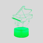 PianoGlow | Lampe de Nuit 3D – Ambiance Musicale & Design Innovant | Valuna